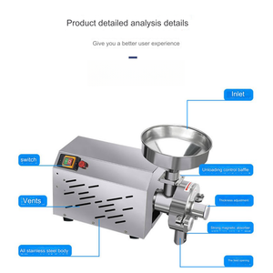 Macinatore Commerciale Automatico Elettrico Professionale per Pasta di Sesamo, Salse, Semi, Mandorle e Burro di Arachidi, 12kg, 1 Anno di Garanzia - Product Image 4