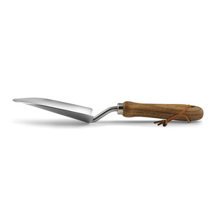 Truelle de jardin en forme de cuillère, en acier inoxydable, avec manche en bois, pelle large pour la plantation, le creusement, outils de jardinage en plein air - Product Image 3