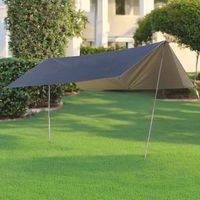 Tente de camping ultralégère imperméable, bâche multi-tailles, hamac extérieur, protection contre la pluie, protection UV, abri solaire de plage