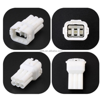 Sensor de oxígeno para automóvil, enchufe impermeable para motocicleta, conector macho y hembra de 6 orificios, 6189-6171/6180-6181