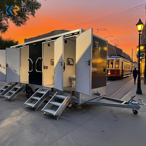 Remorque Sanitaire Mobile <span class=keywords><strong>de</strong></span> Luxe VIP, Toilettes Portables Climatisées pour Événements Corporatifs et Expositions - Product Image 3
