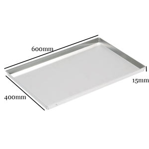 Teglie ODM in Acciaio Inox 60x40 Plateau da Cucina in Acciaio Inossidabile Carrello da Forno per Panificio - Product Image 1