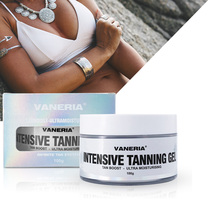 Гель для самозагара Vaneria, органический Sunbed Suntan, бронзовый крем для тела