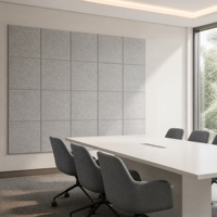 Tuiles acoustiques décoratives 3D en feutre sans formaldéhyde Chiheng, à coller, avec adhésif puissant