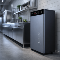 Système de filtration d'eau RO commercial avec UV, auto-nettoyant, surveillance TDS, verrouillage NFC pour usage domestique et extérieur