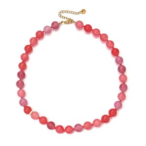 Collier Pendentif Perles <span class=keywords><strong>en</strong></span> Pierre Naturelle Colorées <span class=keywords><strong>en</strong></span> Gros, Tendance, Fait Main, Réglable, Unisexe, Bijou Cadeau - Product Image 4