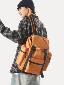 Sac à dos <span class=keywords><strong>de</strong></span> <span class=keywords><strong>travail</strong></span> coréen OEM/ODM pour étudiants du collège unisexe, résistant à l'eau, en feutre non tissé, color-block, polyvalent - Product Image 3