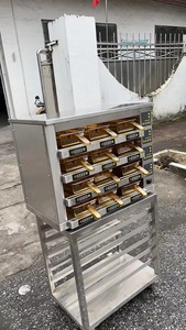 Chauffe-Plats <span class=keywords><strong>Professionnel</strong></span> Électrique Commercial Shineho en Acier Inoxydable pour Burgers/Poulet Frit, 1/2/3 Niveaux, 2/4/9 Plateaux, Idéal pour la Restauration Rapide - Product Image 3