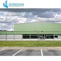 Structure en acier résistant à la corrosion, design européen, garantie de 5 ans, entrepôt logistique préfabriqué de grande taille avec accessoires complets