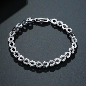 RAKOL BP2022 Tennis Chain <b>Bracelet</b> Sterling Silver <b>Bracelet</b> - Product Image 1