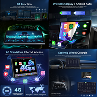 Radio para Auto Podofo de 11.5'' con Android, 4+64G, CarPlay Inalámbrico, Android Auto, 4G LTE, GPS/WiFi/USB, Pantalla Táctil, Venta al Por Mayor
