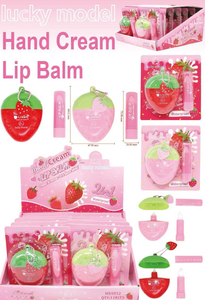 Nuovo Arrivo all'Ingrosso: Set 2 in 1 per la Cura delle Labbra <span class=keywords><strong>e</strong></span> delle Mani alla Fragola, Include <span class=keywords><strong>Balsamo</strong></span> Labbra <span class=keywords><strong>e</strong></span> Lozione, Naturale <span class=keywords><strong>e</strong></span> Vegano - Product Image 3