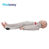 Maniquí de RCP Pediátrico Profesional Avanzado Medeasy con Entrenamiento de Respiración Artificial, Maniquí de Reanimación Pediátrica para Primeros Auxilios