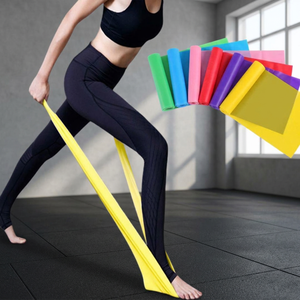 Latex Resistance Band Medium Elastic Pull Strap for Fitness Yoga Pilates Stretch Training Adults <b>Polybag</b> Packing - Product Image 3