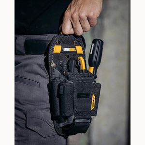 Organisateur de ceinture à outils BSCI avec pochette à outils robuste pour charpentiers, électriciens et charpentiers-ébénistes, avec porte-marteau - Product Image 5