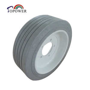 Rueda para Plataforma Elevadora de Tijera Topower 14x4.5 JLG4520177 con Llanta de Plástico para Equipos de Manipulación de Materiales - Product Image 1