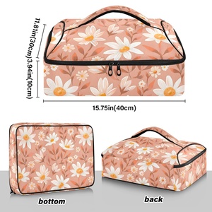 Aloha Collection Wholesale Custom Logo Waterproof Soft Portable Insulated Food Bag Casserole Cooler Bags for Hiking - Product Image 3