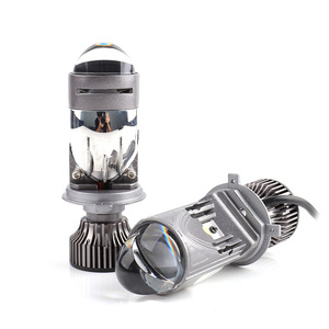 Lente de Proyector LED <span class=keywords><strong>Mini</strong></span> H4 de 6500K, Lente de Proyector Bi-LED Universal de 140W y 14000LM, Lente de Faro Delantero para Automóvil D12V - Product Image 2