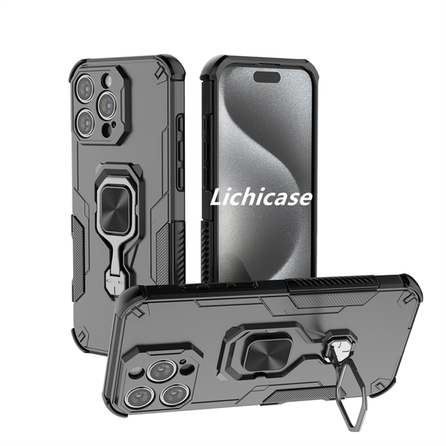 Lichicase Stylish Design Independent Button Metal Bracket Back Cover for Oneplus ACE 5 5 Ultra Nord 5 CE5 Case Cover