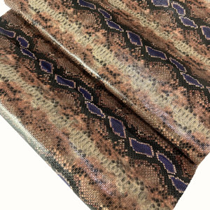 Özel yılan desen biyobozunur jüt kumaş el sanatları ve perdeler için tatil süslemeleri ve çanta için baskılı - Product Image 2