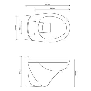 Salle de bain moderne Offres Spéciales cuvette de toilette suspendue au mur placard à eau <span class=keywords><strong>WC</strong></span> ensemble de toilette articles sanitaires en céramique blanche toilette une pièce sans monture - Product Image 6