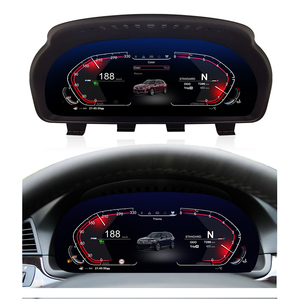 Velocímetro LCD de 12,3 pulgadas, tablero Digital, grupo de instrumentos para <span class=keywords><strong>BMW</strong></span> X4 <span class=keywords><strong>F26</strong></span> 2011-2017, pantalla de medidor de velocidad LINUX - Product Image 1