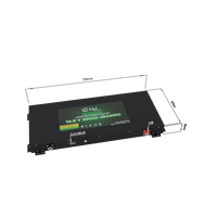 Batería Inteligente para RV Ultra Delgada de 60 mm, 12 V, 230 Ah, LiFePO4, con Aplicación Bluetooth y CANbus