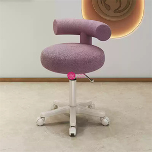 Yicheng Beauty, superventas, silla de maestro de peluquería, taburete redondo para decoración de uñas <span class=keywords><strong>en</strong></span> casa para peluquerías con ruedas a la venta - Product Image 6