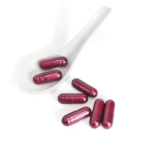 Capsules de compléments alimentaires à base de plantes avec étiquette privée personnalisée |   Fabricant OEM ODM de gélules molles violettes en vrac - Product Image 1