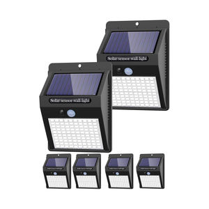 ไฟโซลาร์เซลล์ 20 LED สำหรับภายนอกอาคาร กันน้ำ พร้อมเซ็นเซอร์ตรวจจับความเคลื่อนไหว ไร้สาย ใช้สำหรับรักษาความปลอดภัย ติดผนังภายนอก ขายส่ง - Product Image 1