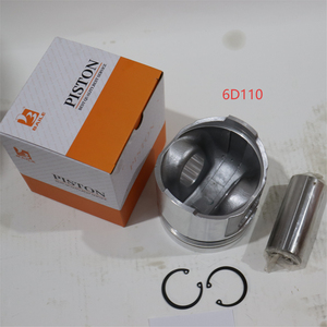 <span class=keywords><strong>Kit</strong></span> de pistons complet robuste 6D110 avec segments de piston et axe de piston pour moteur Komatsu S6D110-1, pièces de révision pour excavatrice et chargeuse - Product Image 4
