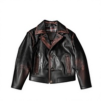 Dernier design, prix abordable, veste en cuir pour homme, style streetwear, confortable, coupe classique, manches longues, fermeture devant