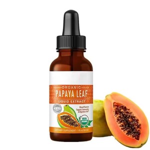 OEM/ODM/OBM organik <span class=keywords><strong>Papaya</strong></span> yaprak ekstresi sıvı trombosit desteği ve sindirim yardımı diyet takviyesi <span class=keywords><strong>Papaya</strong></span> sıvı - Product Image 1