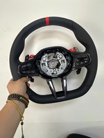 Volant de direction personnalisé en cuir et fibre de carbone avec LED pour E85 E86 E89 Z4 Série 4 M4 Cabriolet