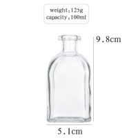 Diffuseur en verre transparent de haute qualité pour l'aromathérapie, sans flamme, idéal comme objet de décoration intérieure