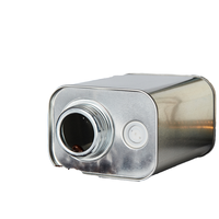 Fût hermétique carré robuste en fer blanc de 200 L à triple joint, avec couvercles personnalisables, pour stockage de peinture/vernis, direct usine