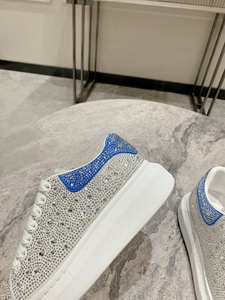 Zapatillas Blancas de Lujo con Diamantes para Hombre, Modelo 2026 - Modernas, Versátiles, Cómodas, con Aumento de Altura - Product Image 3