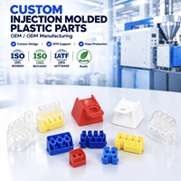Pièces de boîtier en plastique isolant pour bornier de connecteur électrique, moulées par injection sur mesure (OEM)