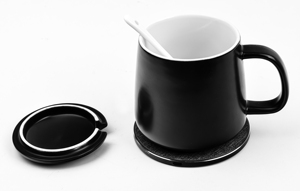 Cojín inalámbrico del cargador de la taza de café de <span class=keywords><strong>cer</strong></span>á<span class=keywords><strong>mica</strong></span> del calentador del control de temperatura de 55 grados Celsius - Product Image 1