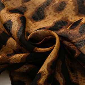 <span class=keywords><strong>Sciarpa</strong></span> Sottile in Poliestere con Stampa <span class=keywords><strong>Leopardata</strong></span> per Donne Musulmane, Stile Europeo e Americano, Ideale per Viaggi - Product Image 3