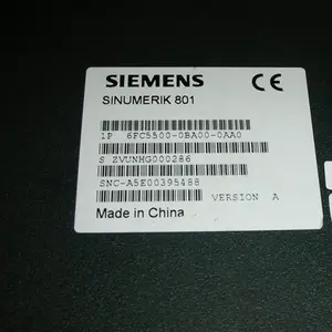 Siemens Snumerik 801 6FC5500-0BA00-0AA0 6FC55000BA000AA0 Đã Qua Sử Dụng