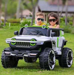 سيارة أطفال كهربائية جديدة لعام 2022 من المصنع مباشرة، متعددة الألوان، كبيرة الحجم، بمقعدين، تعمل ببطارية 12 فولت 10 أمبير، مصنوعة من البلاستيك - Product Image 2