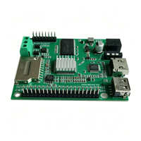 Módulo de Reproducción de Video Multimedia Industrial FJD-8500HD, Placa Decodificadora HD MP4, Control por Puerto Serie RS485, Función Personalizable, PCBA