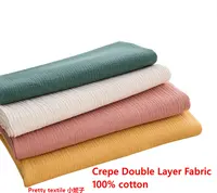 Double Layers Gauze Fabric, 100% Cotton, Muslin Fabric