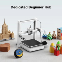 3D-принтер Anycubic Kobra 4 Combo для многоцветной печати, высокоскоростная FDM-машина для 3D-печати с автоматическим выравниванием и системой подачи нескольких цветов филамента