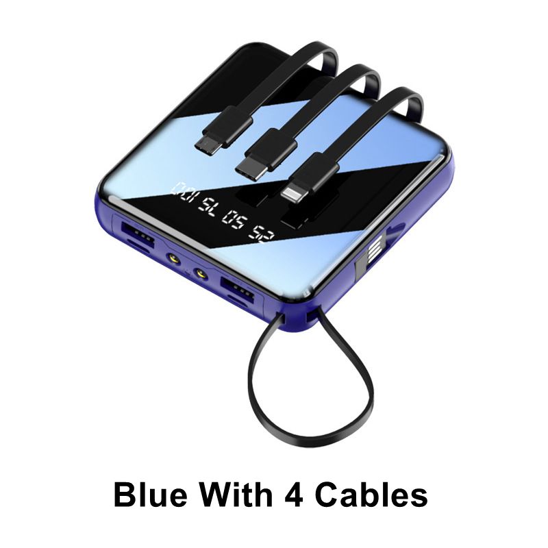 Bleu + 4 câbles