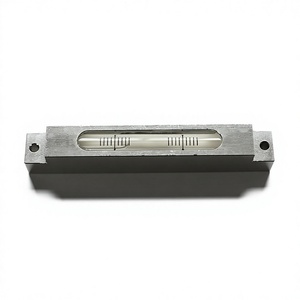 Metal Leveling Gauge 100mm Precision Bubble Spirit <b>Level</b> With Mounting Holes For Rotary <b>Laser</b> <b>Levels</b> - Product Image 2