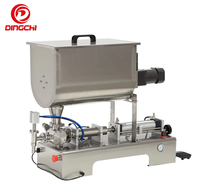Machine de remplissage horizontale manuelle à entraînement électrique 1 ml pour l'emballage de canettes/bouteilles de boissons 110/220 V, facile à utiliser