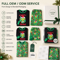 Ensemble de pyjamas pour maman, papa et bébé, imprimé personnalisé de haute qualité, respirant, combinaison à fermeture éclair pour bébé, tenues assorties pour la famille