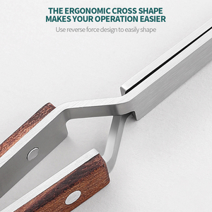 ネイルポッププロフェッショナル多機能新しいマニキュアツールCカーブネイルエクステンションクリップステンレススチールシェーピングピンセット偽の釘 - Product Image 3